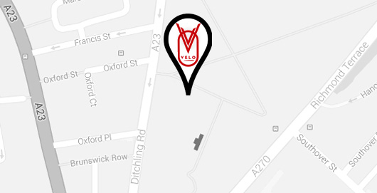 Velo Cafe map